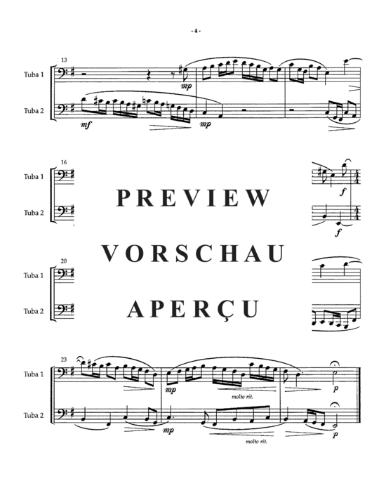 Produktgalerie: Seite 7 von 11 Prelude, Dance and Fanfare , , (Tuba Duett)