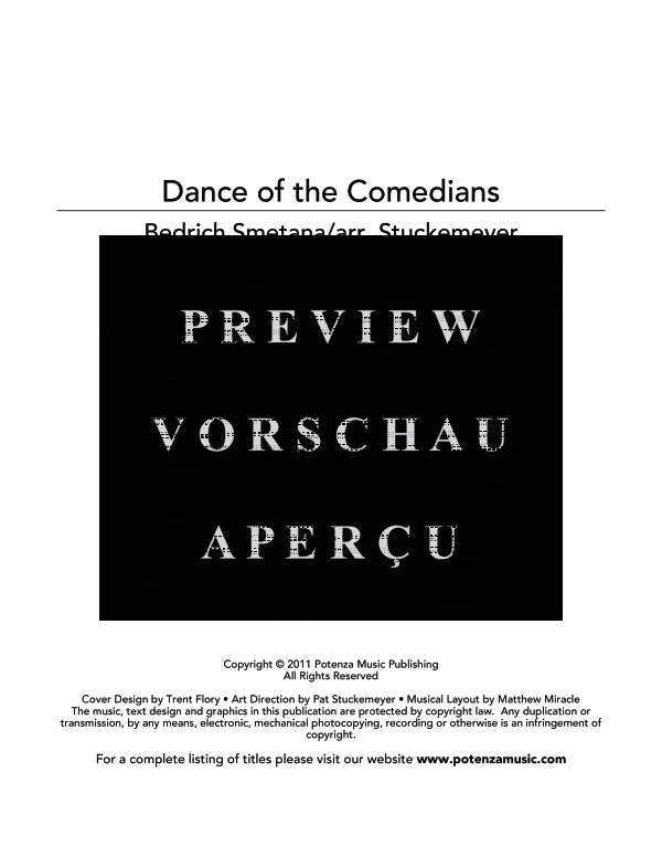 Produktgalerie: Seite 3 von 11 Dance of the Comedians, , (Euphonium/Tuba/Trompete Solo und EEETTT)