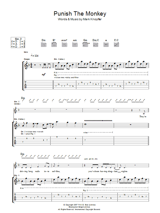 Produktgalerie: Seite 1 von 1 Punish The Monkey, Mark Knopfler, Gitarre