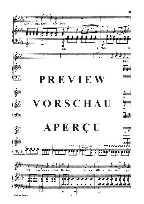 Product gallery: Page 3 of 5 Er, der Herrlichste von allen, Op.42 No.2, , Low Voice and Piano