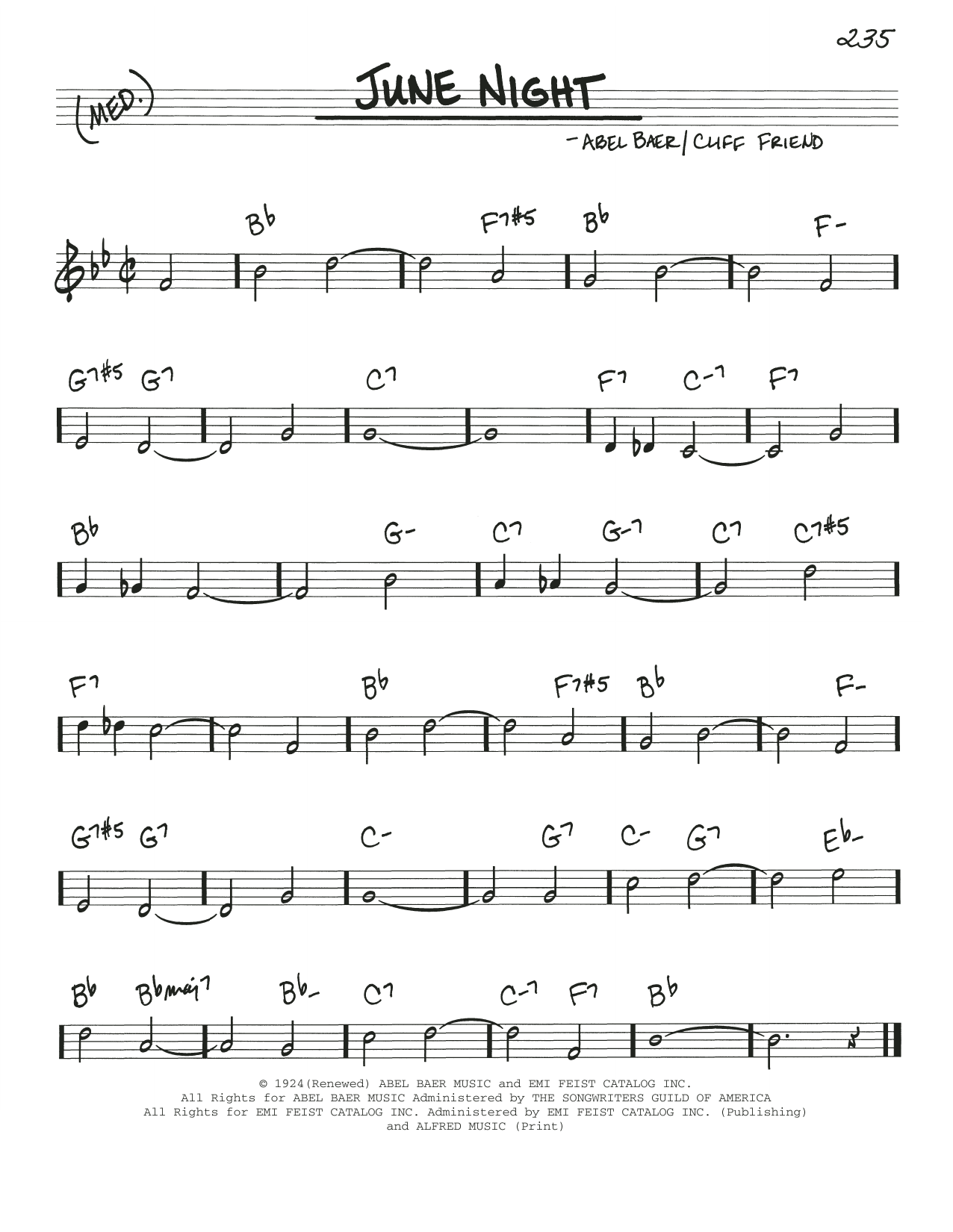 Produktbild zu: June Night