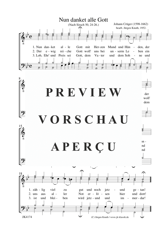 gallery: Nun danket alle Gott, , Männerchor