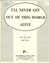 cover: I'll Never Get Out Of This World Alive, Hank Williams