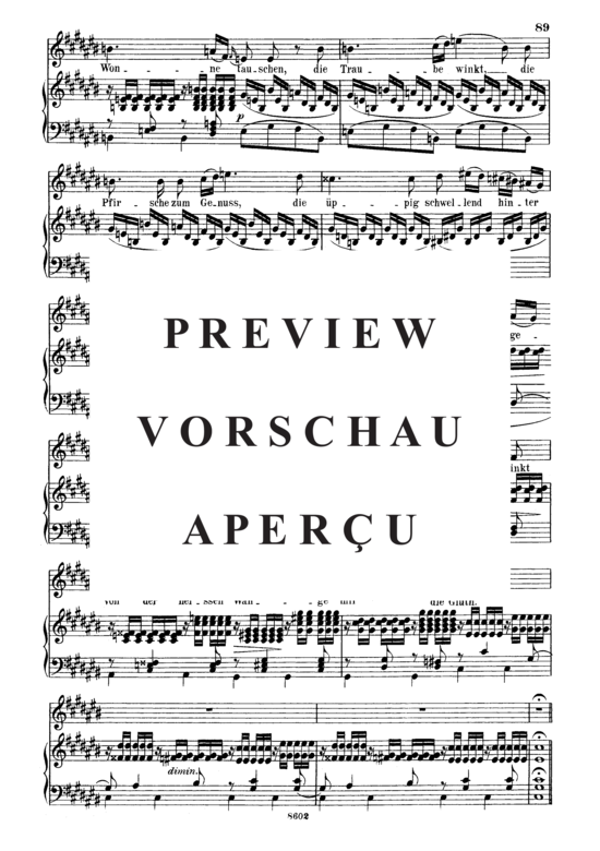 Product gallery: Page 7 of 11 Die Erwartung D.159, , Medium Voice and Piano