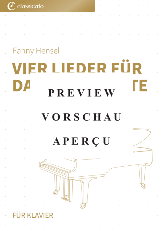 Product gallery: Page 2 of 6 Vier Lieder für das Pianoforte, op. 8 , , Piano Solo