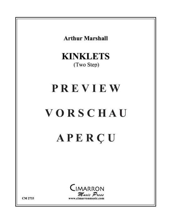 Produktgalerie: Seite 2 von 10 Kinklets (Two-Step (Blechbläserquintett) , , )