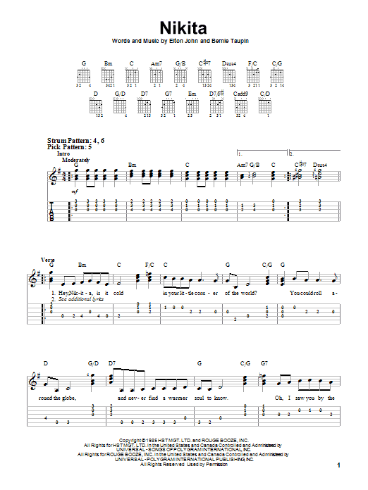 Produktbild zu:  Nikita - Elton John