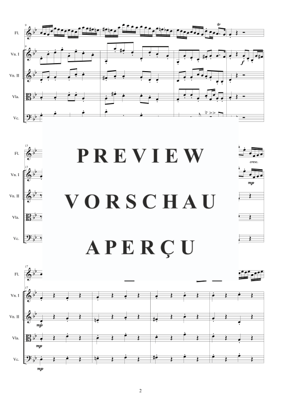 Produktgalerie: Seite 3 von 11 Concerto No.11 to 5 in G-Moll Op.5, , Querflöte Solo und Streicher Ensemble