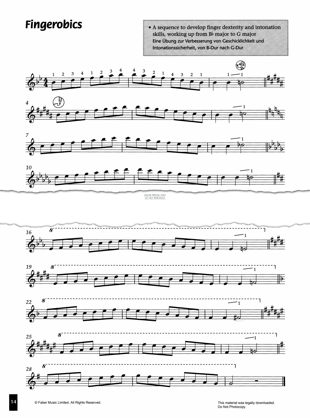 Produktgalerie: Seite 1 von 1 Fingerobics/Glisserobics/Shifty Bits and Pieces, Mary Cohen, Violine