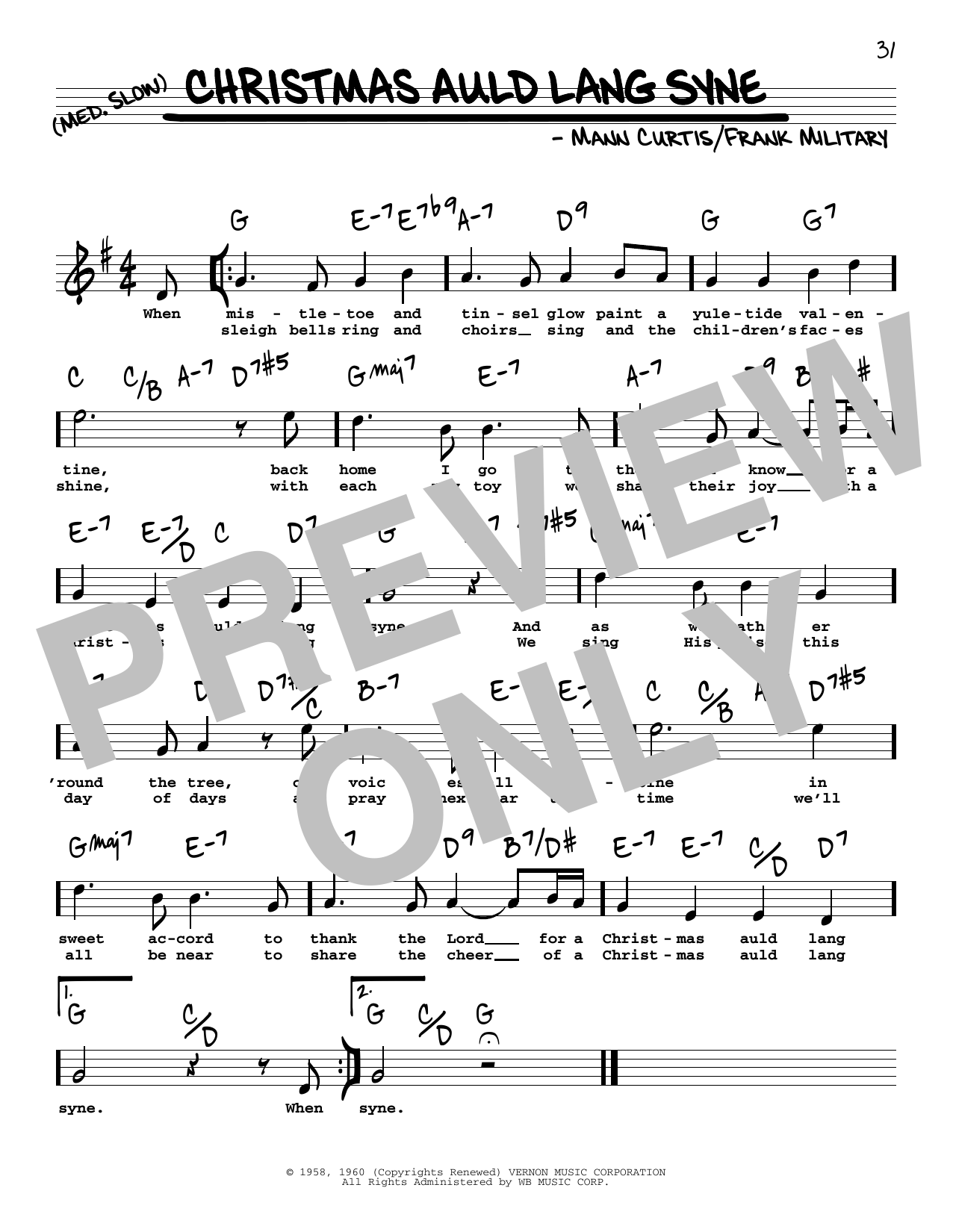 Product picture to: Christmas Auld Lang Syne
