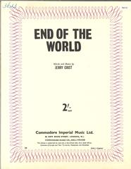 cover: End Of The World, Jerry Crist, Gesang, Gitarre, Klavier