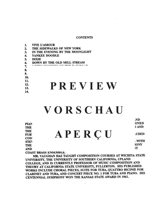 Product gallery: Page 4 of 21 American Favorites- Quartets , , (Tuba Quartett EETT)