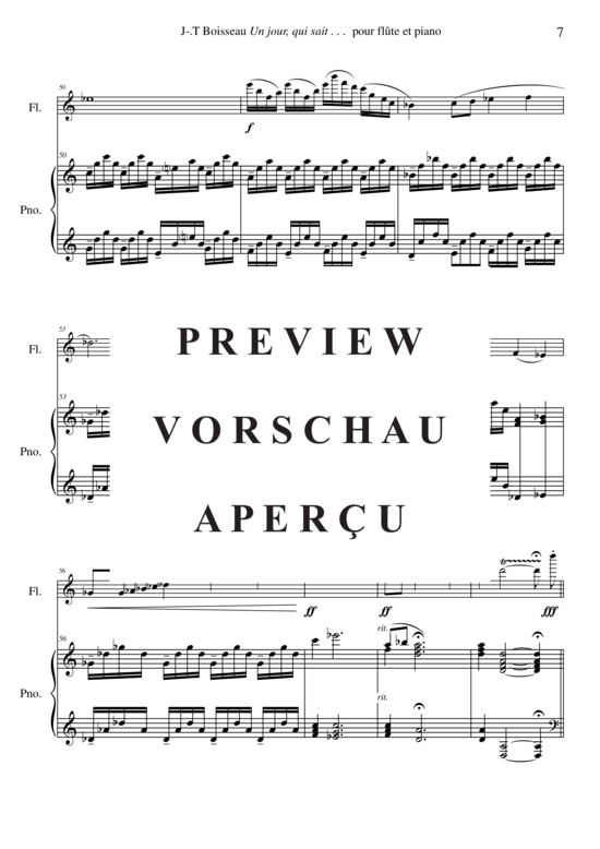 Product gallery: Page 8 of 16 Un Jour, Qui Sait , , (flute + piano)