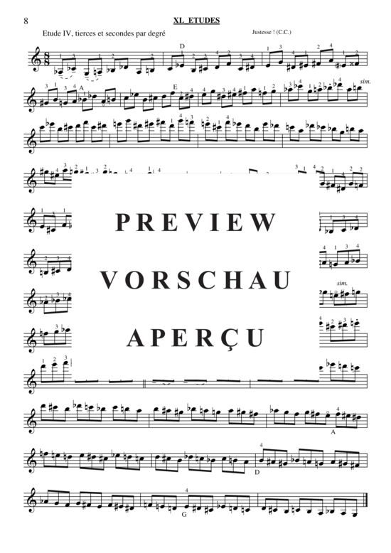 gallery: 40 Études for Violin , , (Geige Solo)
