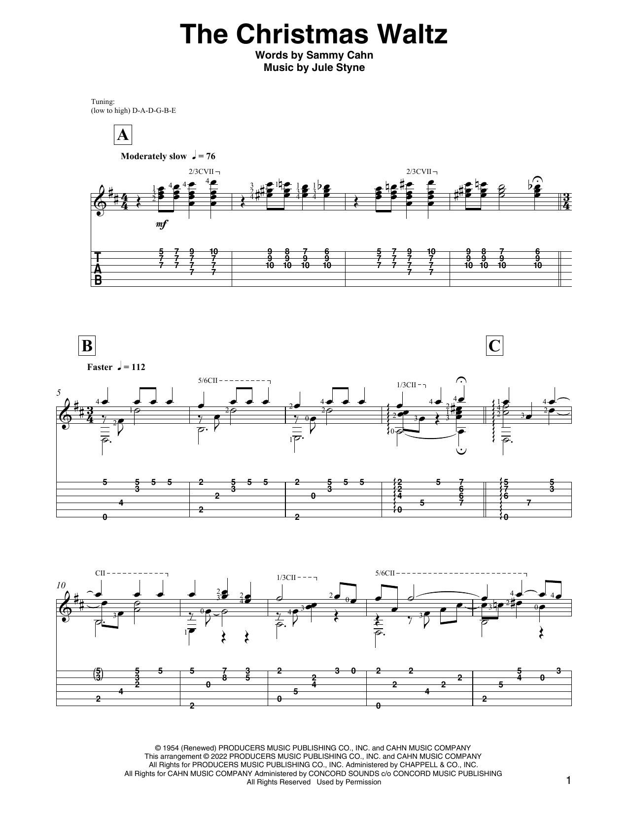 Produktbild zu: The Christmas Waltz (arr. David Jaggs)
