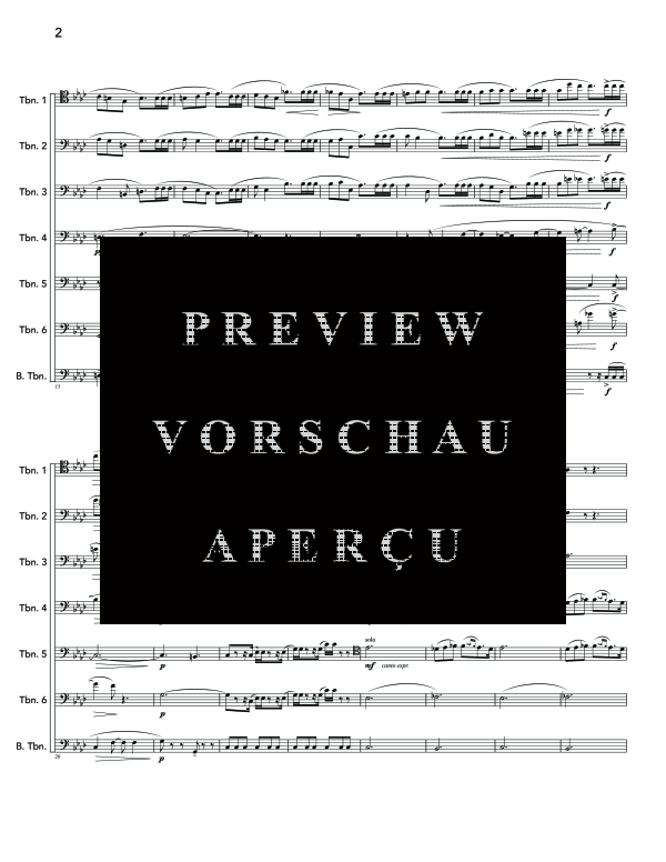 Produktgalerie: Seite 6 von 11 Love Scene from Romeo and Juliet, , (Posaunen Septett)