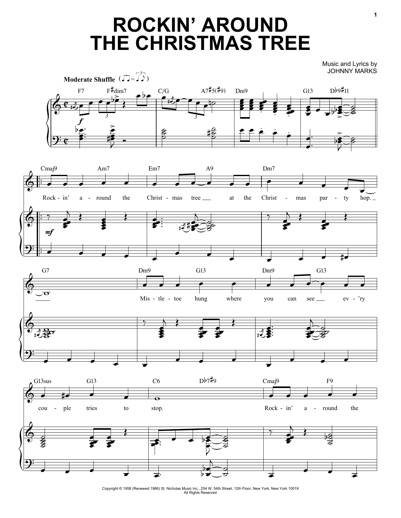 Product picture to: Rockin' Around The Christmas Tree [Jazz Version] (arr. Brent Edstrom)