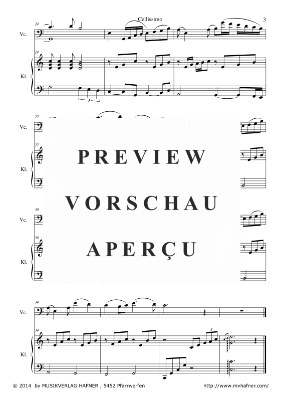 Product gallery: Page 7 of 8 Cellissimo, , (violoncello and piano)