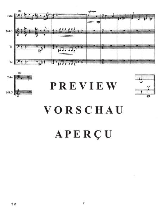 Produktgalerie: Seite 9 von 21 Cortege , , (Tuba + Percussion)