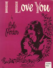 cover: I Love You, Cole Porter