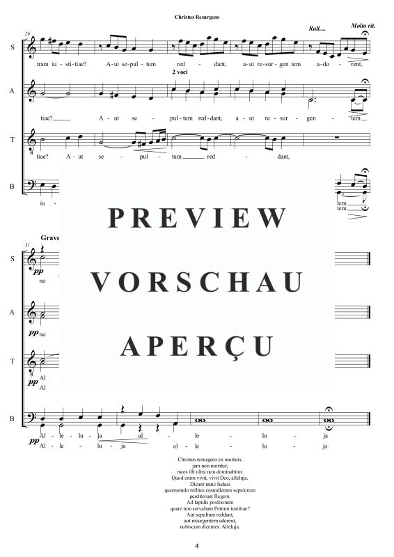 Produktgalerie: Seite 5 von 9 Christus Resurgens - Oster Motette, , Gemischter Chor a capella