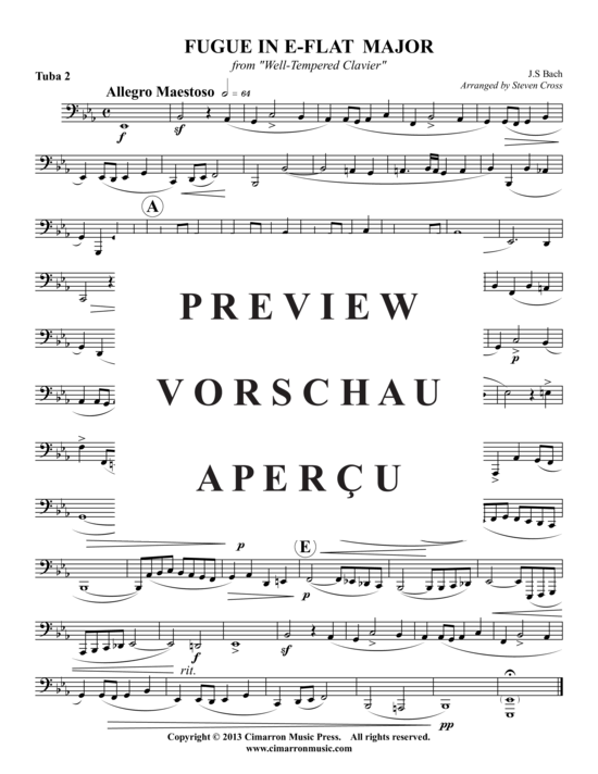 Product gallery: Page 9 of 9 Fugue in Es-Dur , , (2x Baritone, 2x Tuba)