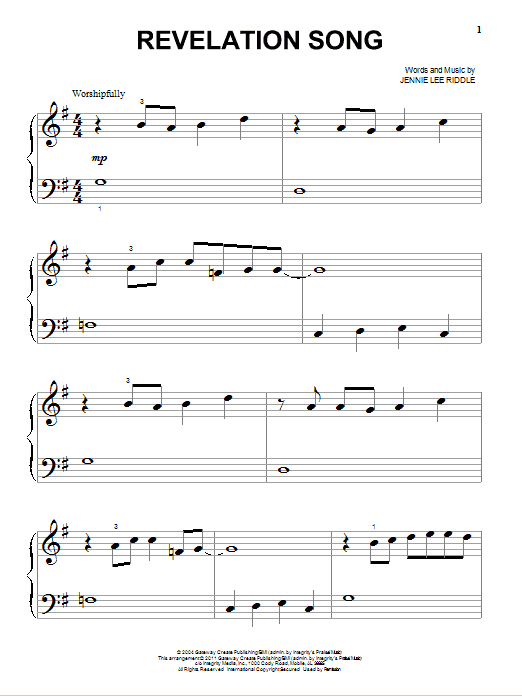 Produktgalerie: Seite 1 von 1 Revelation Song, Gateway Worship, Klavier