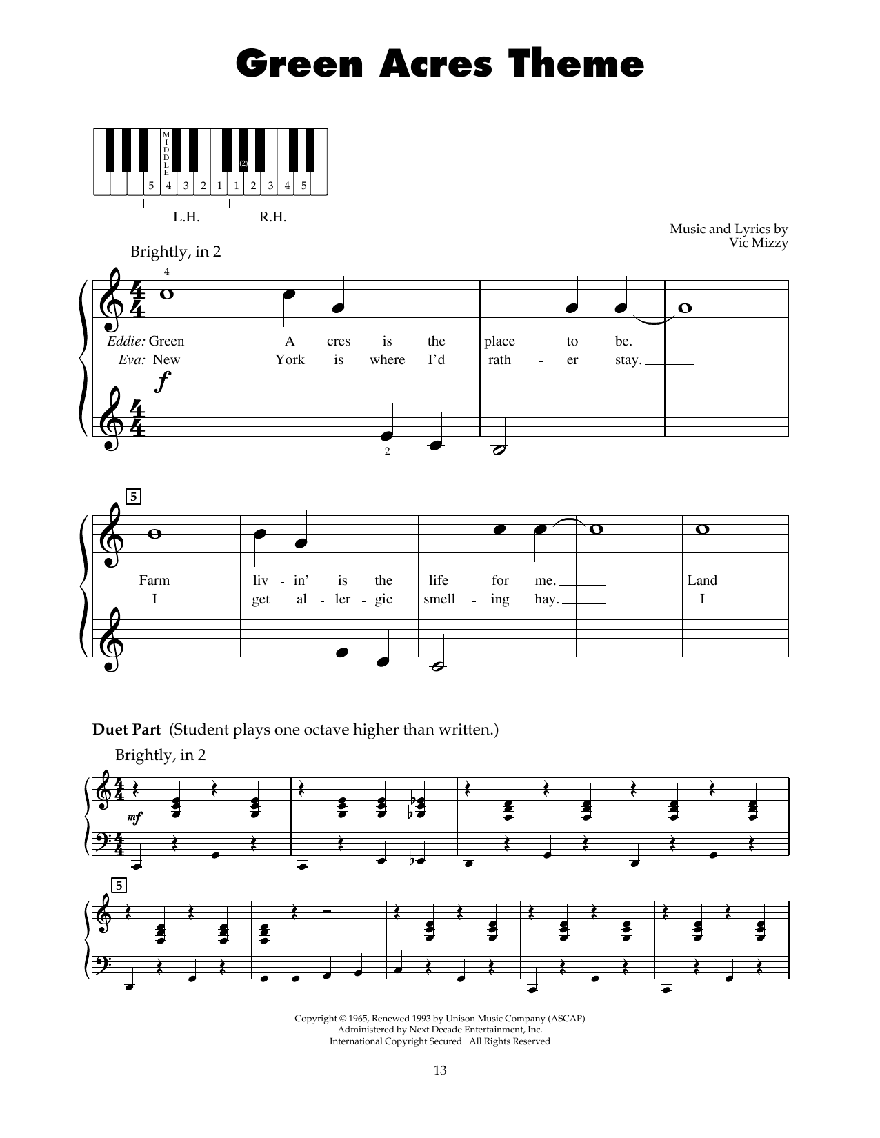 Produktbild zu: Green Acres Theme