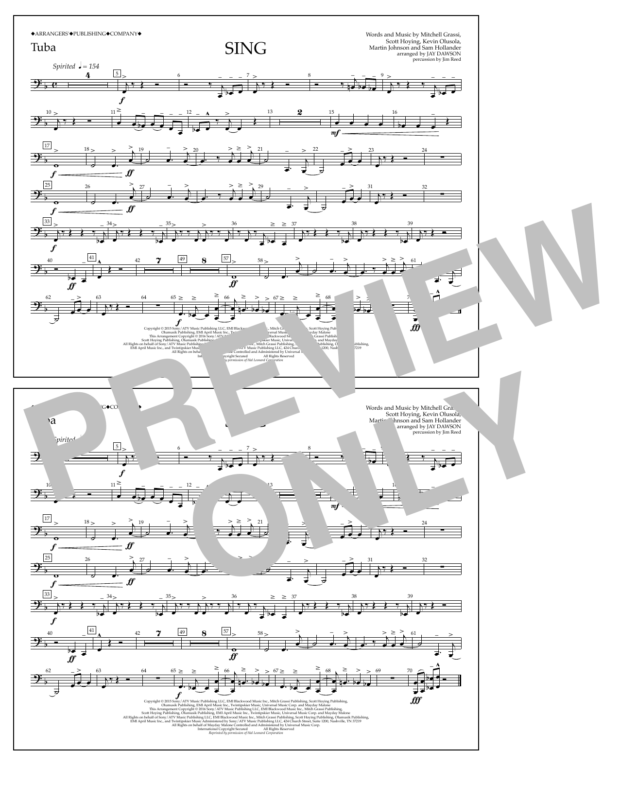 Product picture to: Sing - Tuba