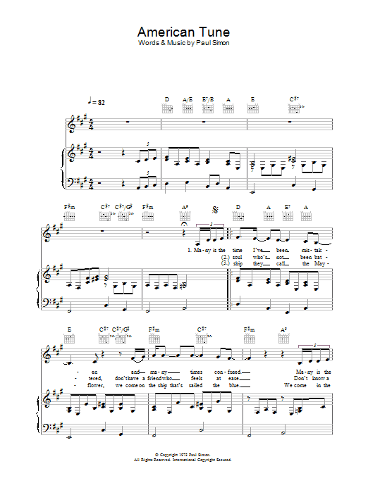 Produktbild zu: American Tune