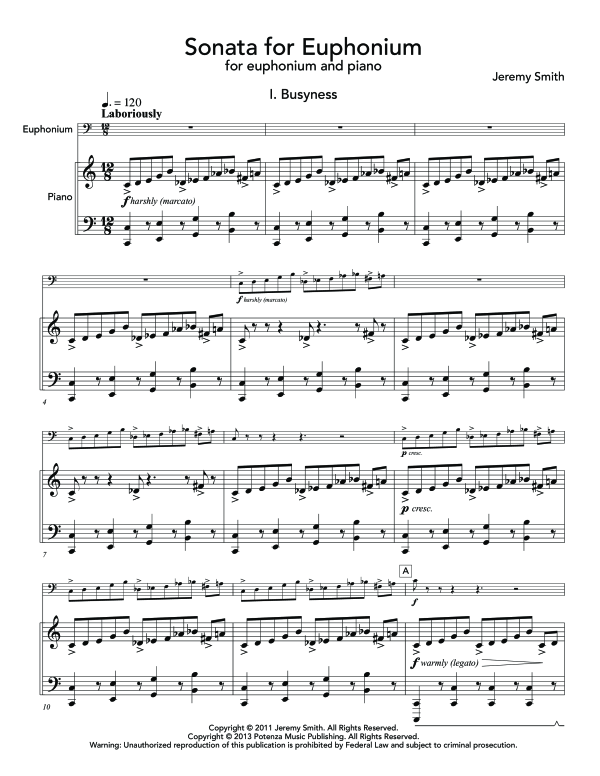 Product gallery: Page 1 of 11 Concerto, , (euphonium and piano)