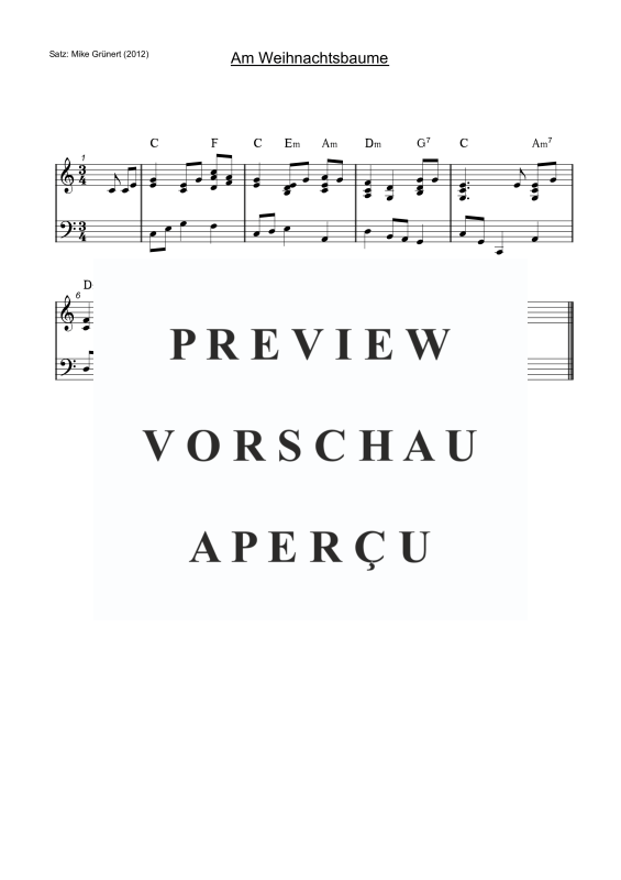 gallery: Silent Night - 5 Lieder für die Weihnachtszeit, , Klavier Solo