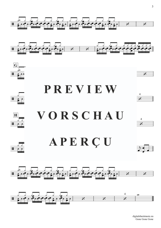 Produktgalerie: Seite 4 von 4 Gone Gone Gone, Guetta, David Swims, Teddy Tones And I, Drums