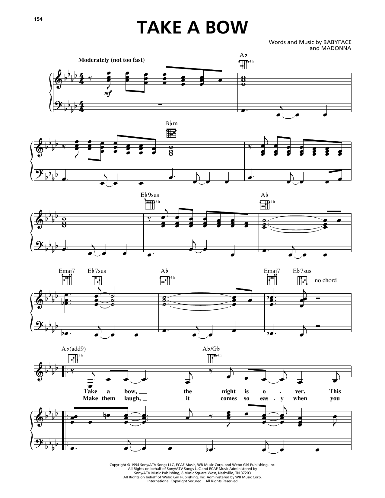 Produktbild zu: Take A Bow