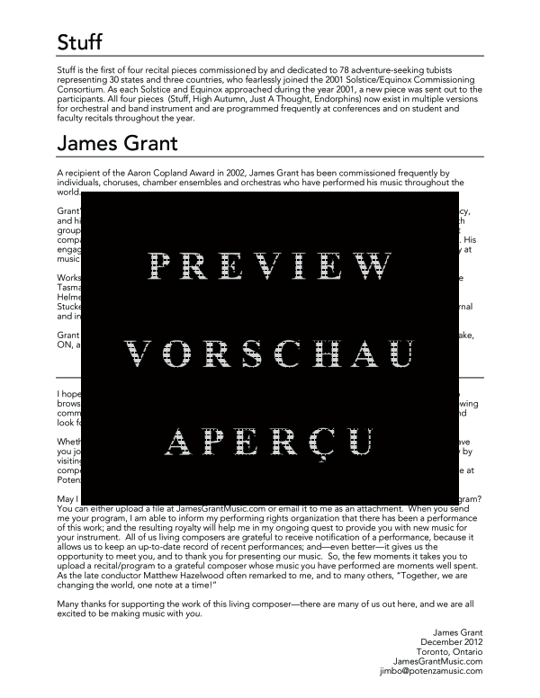 Produktgalerie: Seite 4 von 8 Stuff, , (Horn in F Solo)