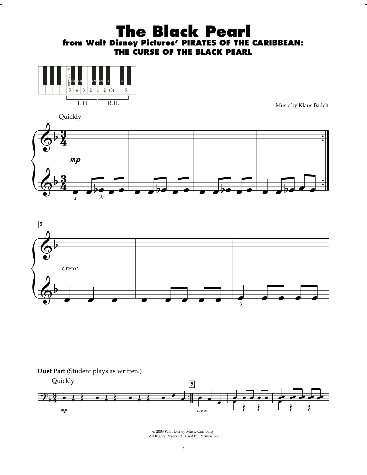 Produktbild zu: The Black Pearl (from Pirates Of The Caribbean: The Curse of the Black Pearl)