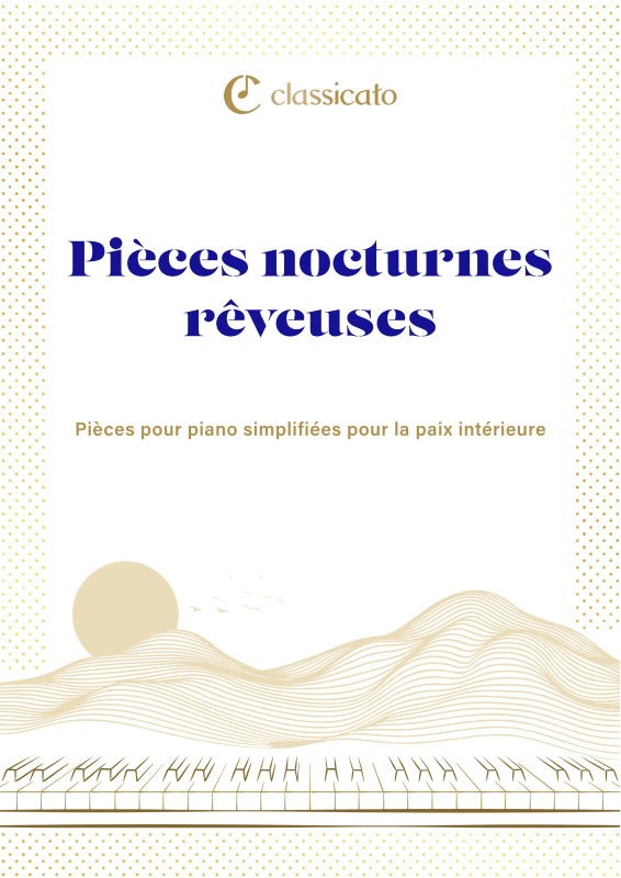 Produktbild zu: Pièces nocturnes rêveuses - Pièces pour piano simplifiées pour la paix intérieure