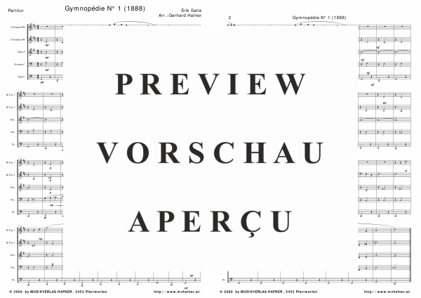 gallery: Gymnopedie No. 1, , (Blechbläser Quintett)