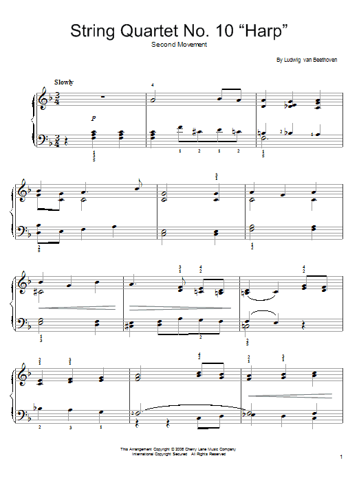 Produktbild zu: String Quartet No. 10 In E-Flat, Op. 74
