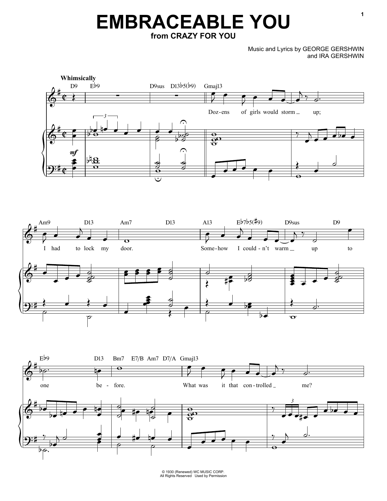 Product picture to: Embraceable You [Jazz version] (arr. Brent Edstrom)