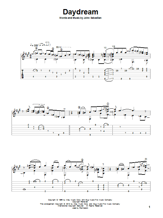 Produktgalerie: Seite 1 von 1 Daydream, The Lovin' Spoonful, Gitarre