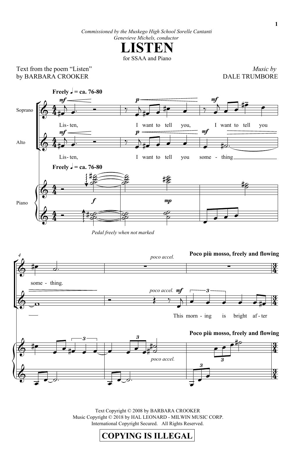 Produktgalerie: Seite 1 von 1 Listen, Dale Trumbore, Chor