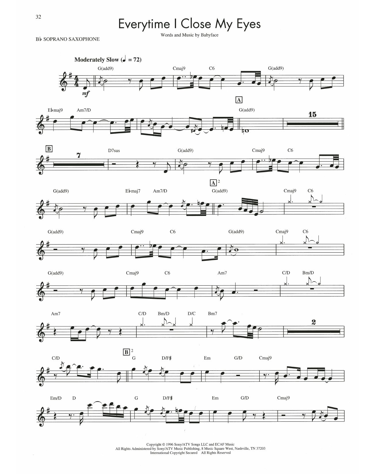 Product gallery: Page 1 of 1 Everytime I Close My Eyes, Kenny G