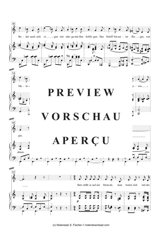 Product gallery: Page 4 of 5 Das Schifflein , , Piano and Voice