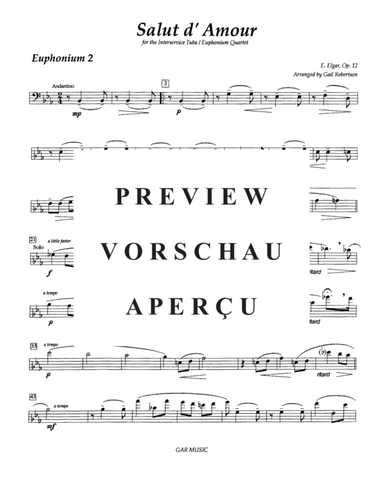 Product gallery: Page 11 of 18 Salut d´Amour , , (Tuba Quartett EETT)