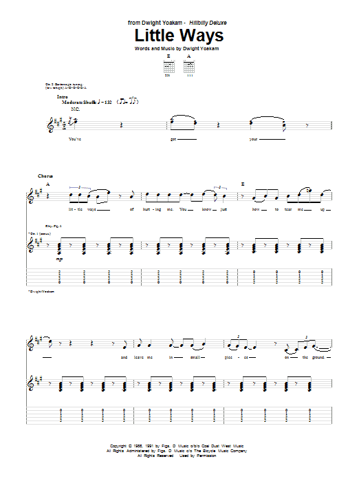 Product gallery: Page 1 of 1 Little Ways, Dwight Yoakam
