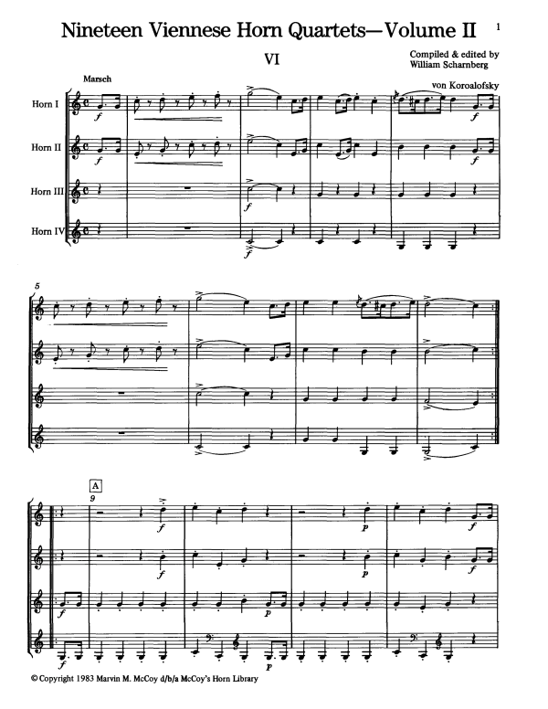 Produktbild zu: 19 Viennese Horn Quartets, Vol. IIVarious