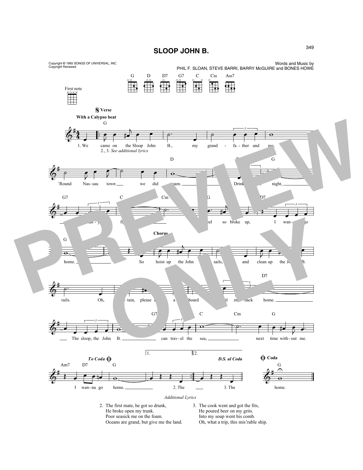 Produktgalerie: Seite 1 von 1 Sloop John B., Barry McGuire