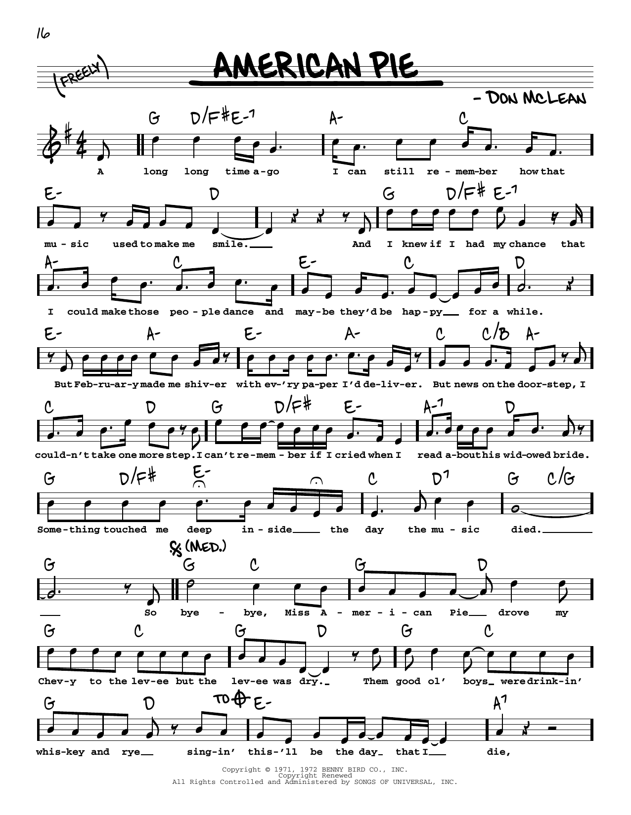 Produktbild zu:  American Pie - Don McLean