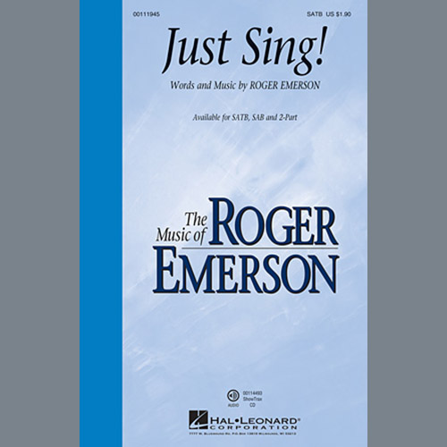 cover: Just Sing, Roger Emerson